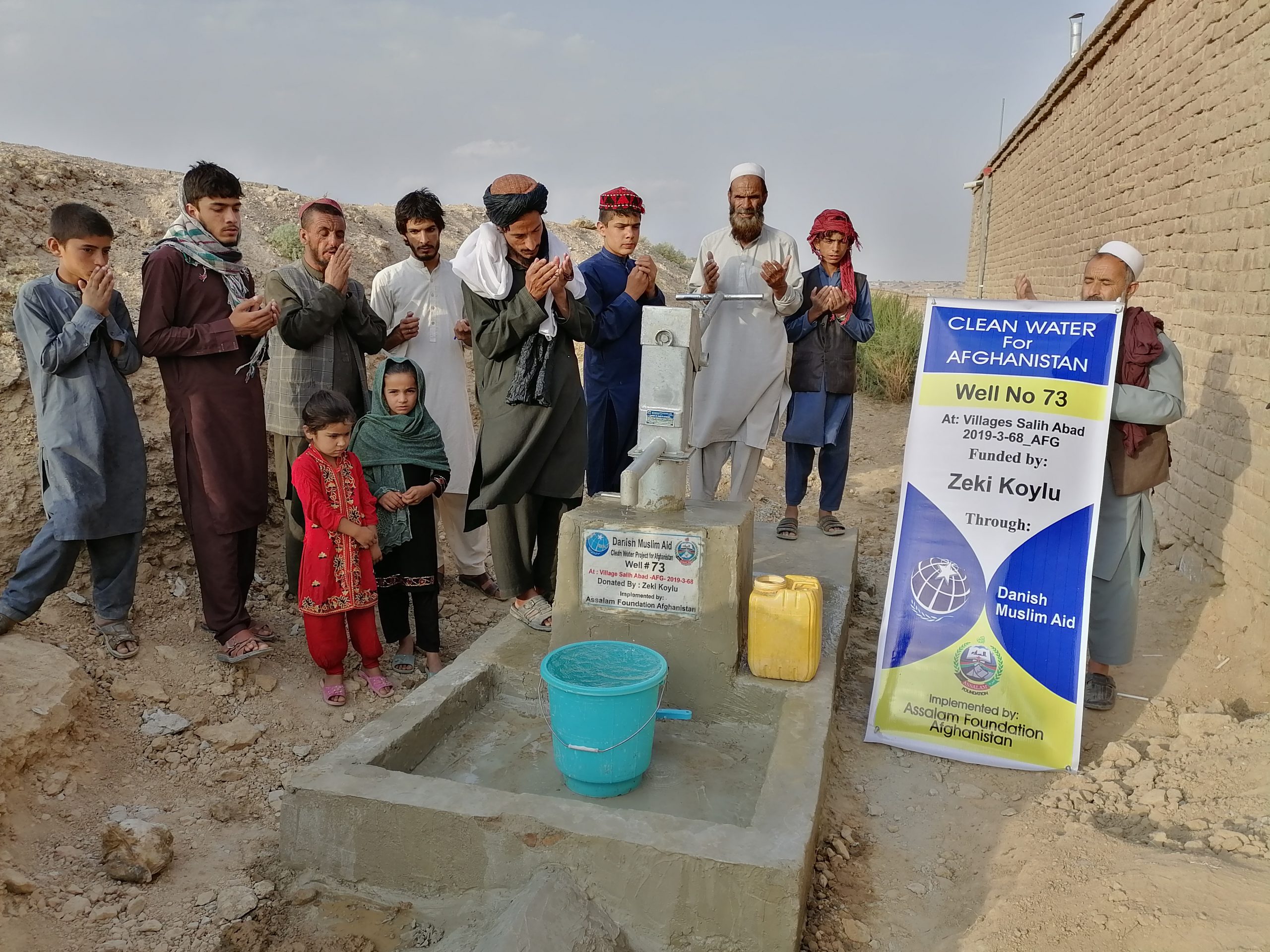 Danish Muslim Aid funded project provide clean water to more than 37 families